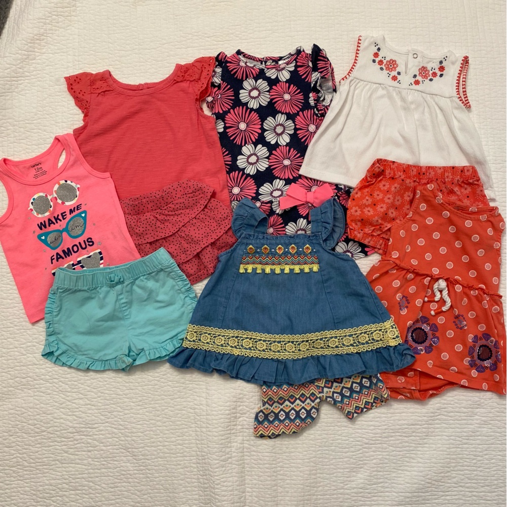 Girls 12 Months Summer Bundle